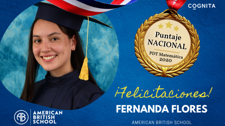 ¡Felicitamos a Fernanda Flores Soto por su Puntaje Nacional de Matemática 2020!