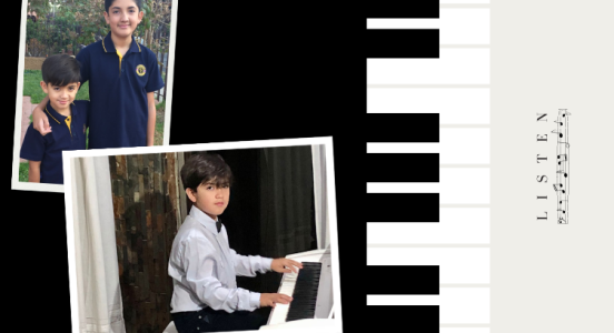 Estudiante de nuestro colegio nos deleita con su talento en el piano?