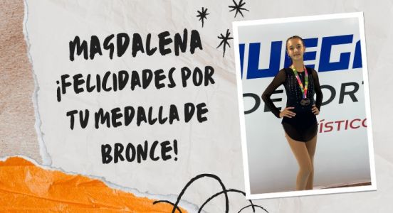 Nuestra alumna Magdalena Guzmán ganó una medalla🥉 en el Sudamericano de Patinaje Artístico en Paraguay