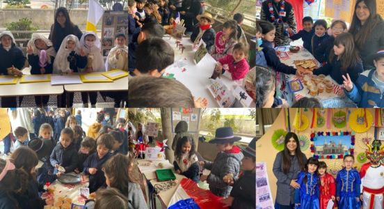Muestra cultural de fiestas y tradiciones de Chile en Sede Primary