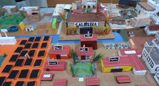 6° básicos confeccionan maquetas temáticas de Chile