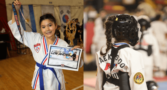 Alumna de nuestro colegio sigue cosechando logros en Taekwondo