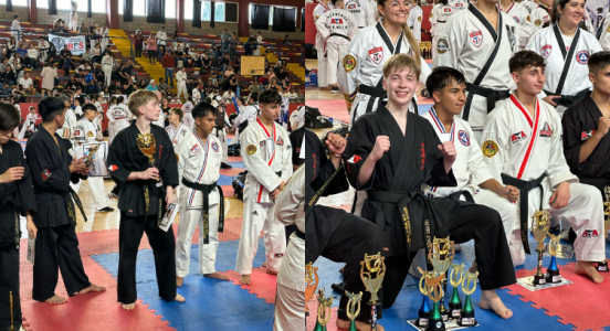 Alumno de nuestro colegio destacada participación en Torneo de Taekwondo de ATA